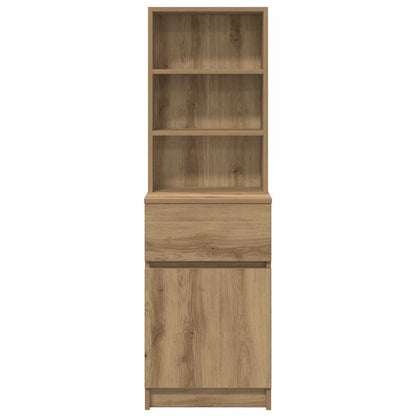 Bedside Cabinet Artisan Oak 39x35x125 cm Engineered Wood