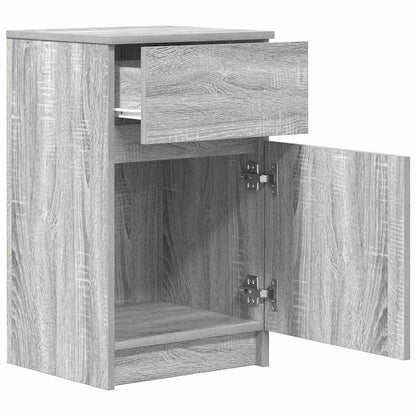 Bedside Cabinets 2 pcs Grey Sonoma 39x35x65 cm Engineered Wood
