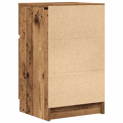 Bedside Cabinet Old Wood 39x35x65 cm Engineered Wood