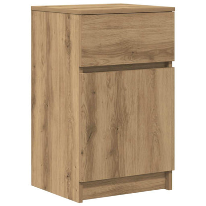 Bedside Cabinets 2 pcs Artisan Oak 39x35x65 cm Engineered Wood
