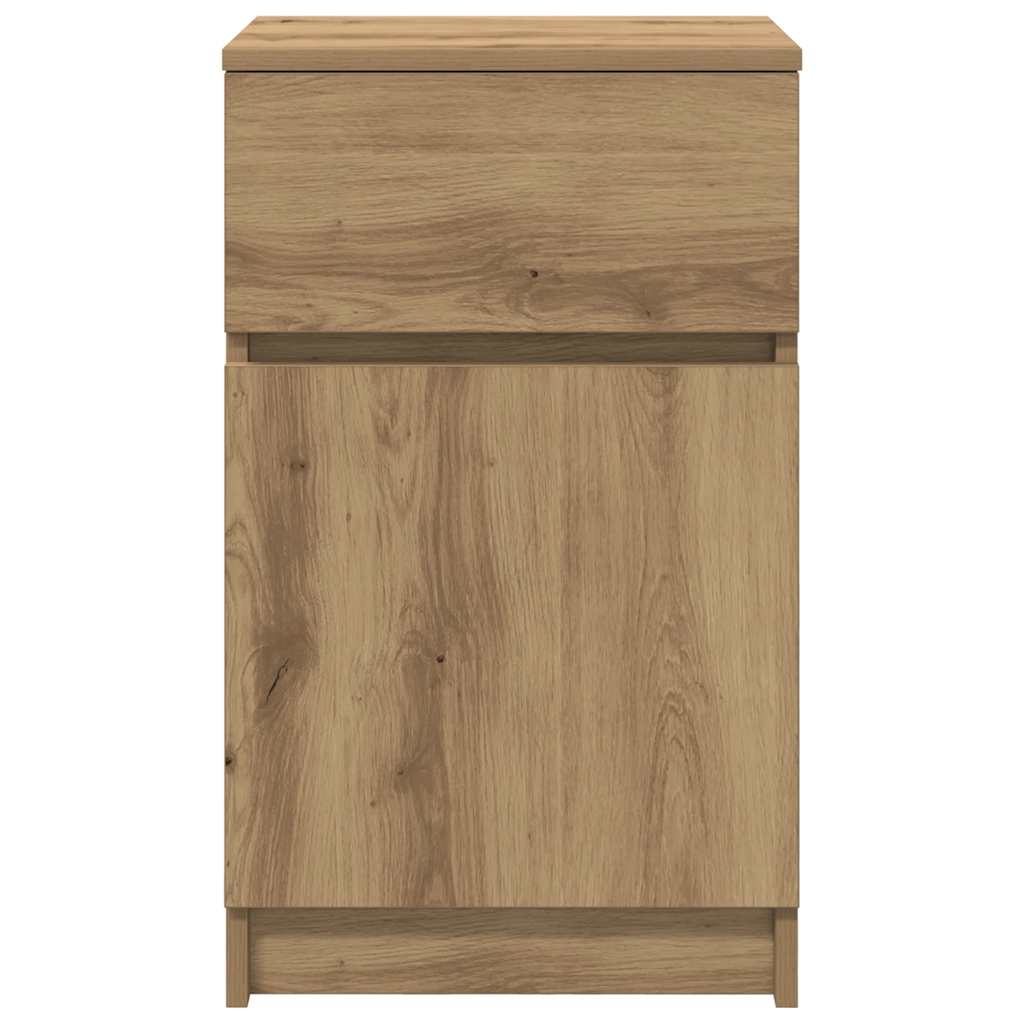 Bedside Cabinets 2 pcs Artisan Oak 39x35x65 cm Engineered Wood