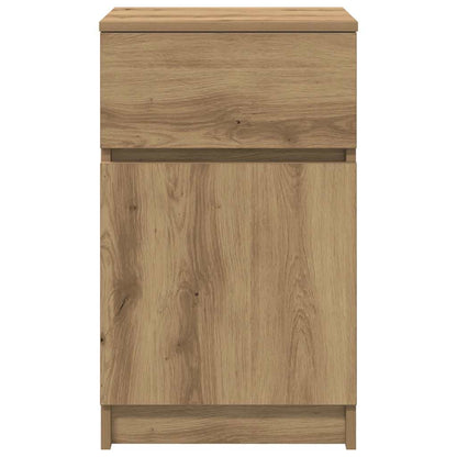 Bedside Cabinets 2 pcs Artisan Oak 39x35x65 cm Engineered Wood