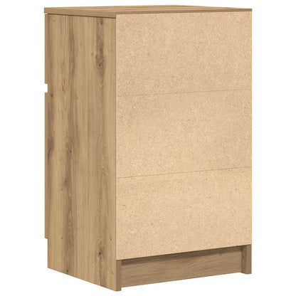 Bedside Cabinets 2 pcs Artisan Oak 39x35x65 cm Engineered Wood