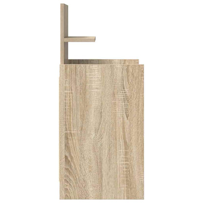Bedside Cabinet with 2 Drawers Sonoma Oak 38x34x80 cm