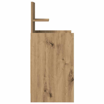 Bedside Cabinets with 2 Drawers 2 pcs Artisan Oak 38x34x80 cm