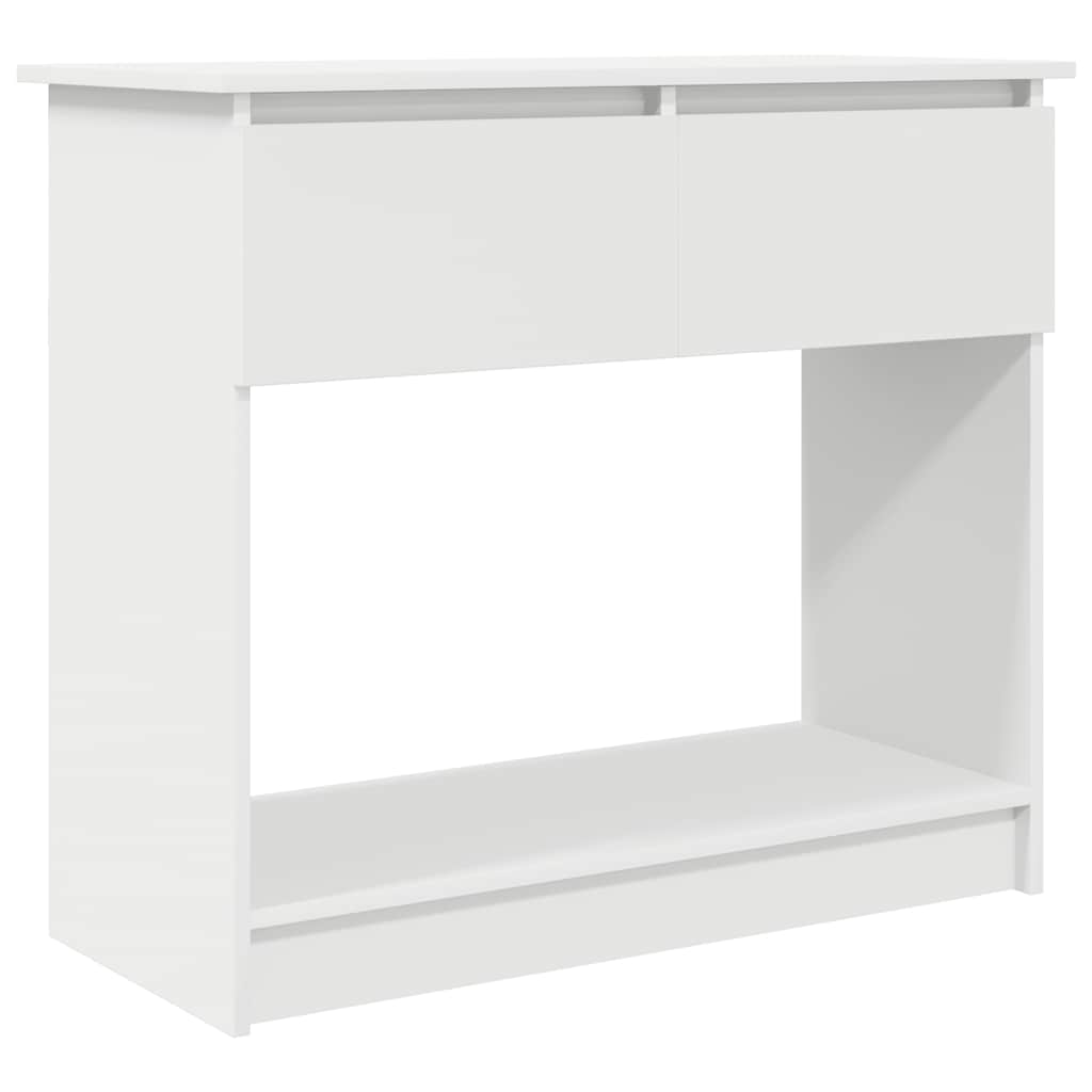 Console Table with Drawers White 85,5x38,5x74,5 cm