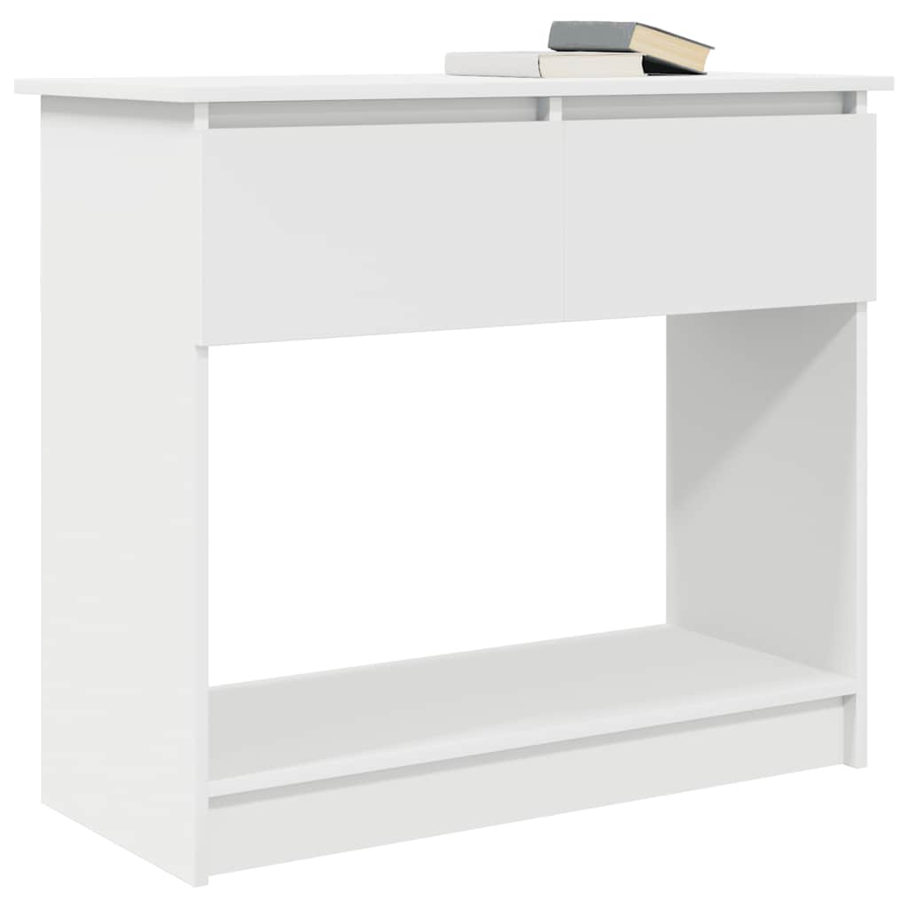 Console Table with Drawers White 85,5x38,5x74,5 cm