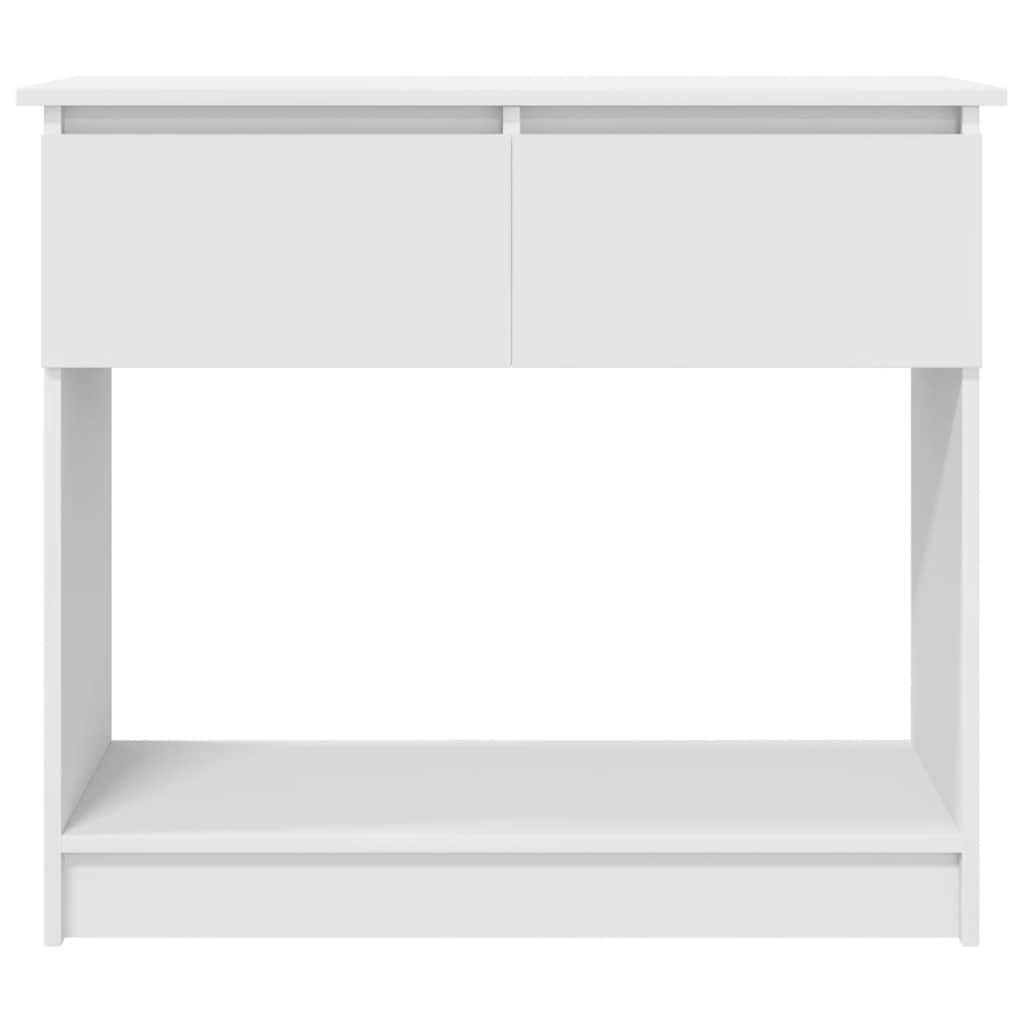 Console Table with Drawers White 85,5x38,5x74,5 cm