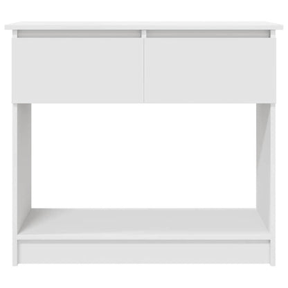 Console Table with Drawers White 85,5x38,5x74,5 cm