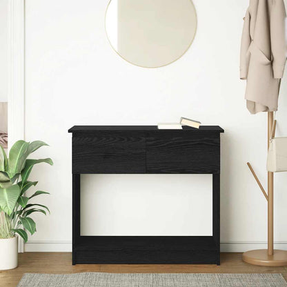 Console Table with Drawers Black 85,5x38,5x74,5 cm