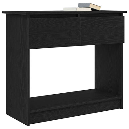 Console Table with Drawers Black 85,5x38,5x74,5 cm