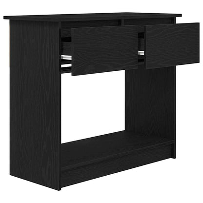 Console Table with Drawers Black 85,5x38,5x74,5 cm