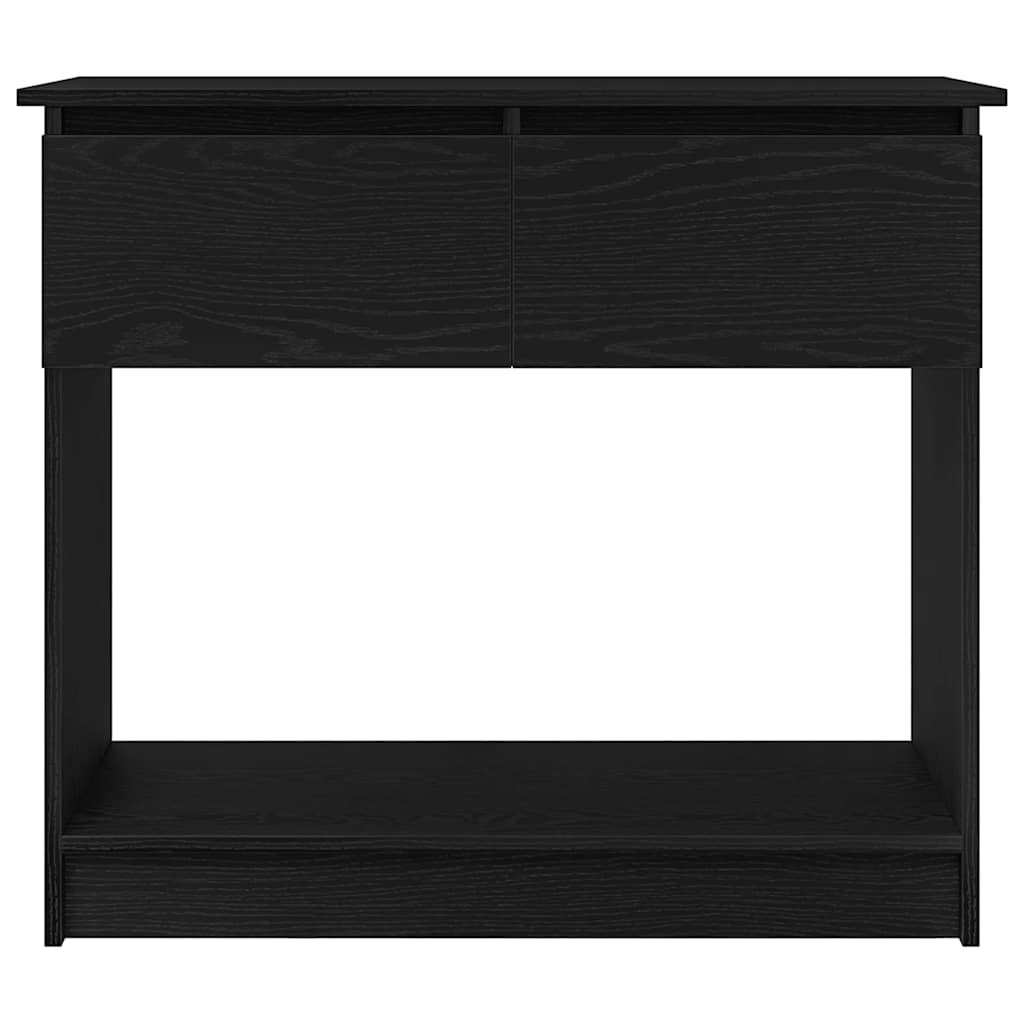 Console Table with Drawers Black 85,5x38,5x74,5 cm