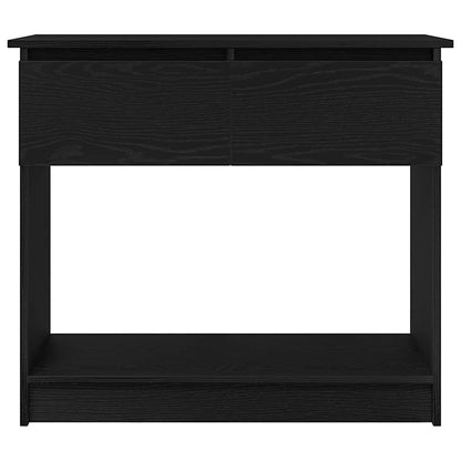 Console Table with Drawers Black 85,5x38,5x74,5 cm