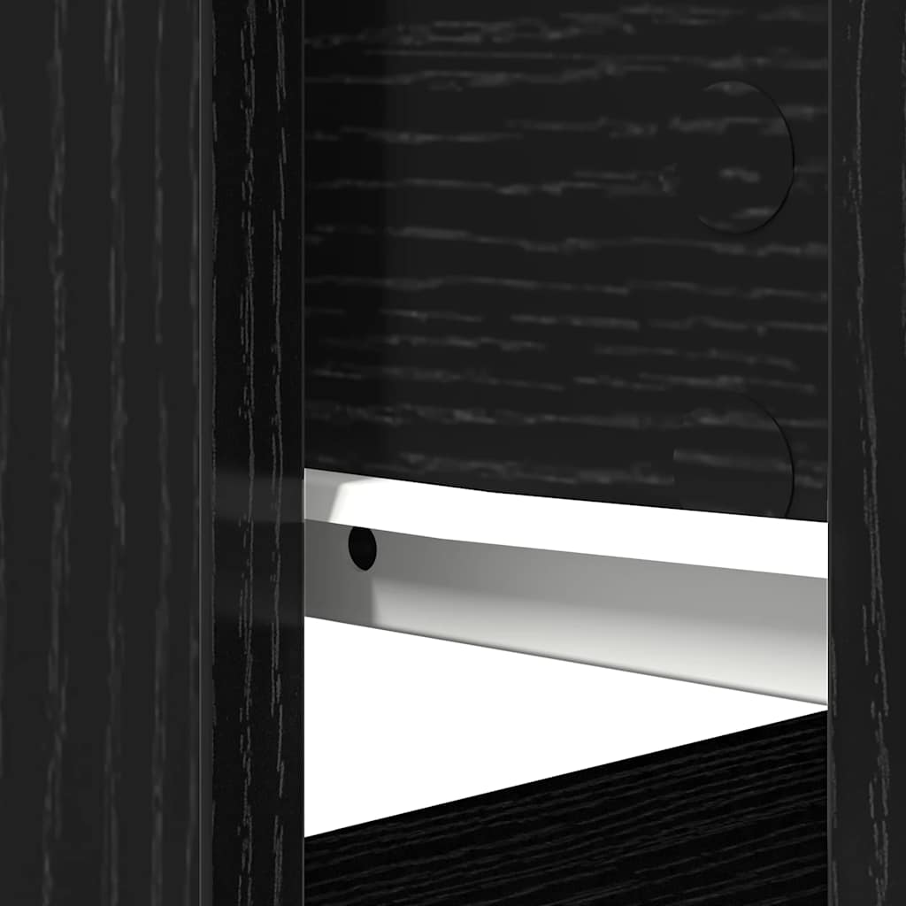 Console Table with Drawers Black 85,5x38,5x74,5 cm