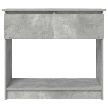 Console Table with Drawers Concrete Grey 85.5x38.5x74.5 cm