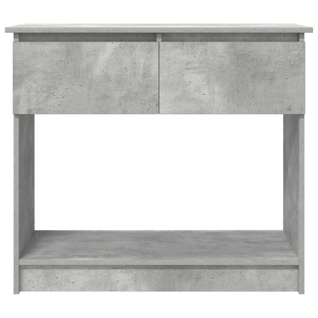 Console Table with Drawers Concrete Grey 85,5x38,5x74,5 cm