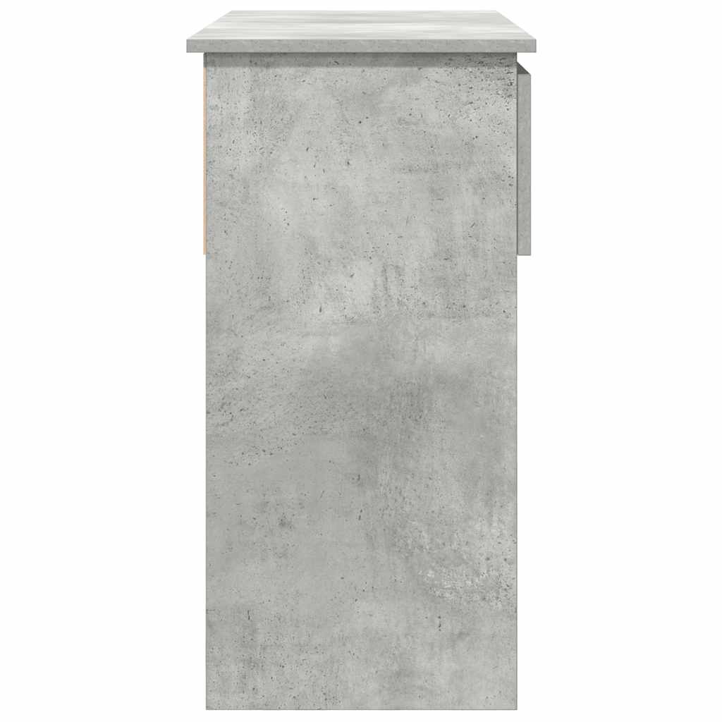 Console Table with Drawers Concrete Grey 85,5x38,5x74,5 cm