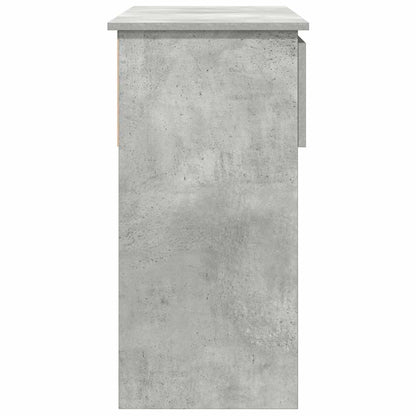 Console Table with Drawers Concrete Grey 85,5x38,5x74,5 cm