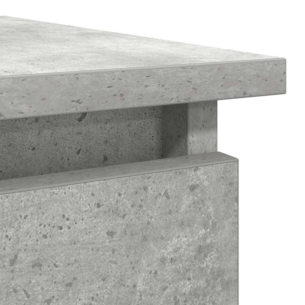 Console Table with Drawers Concrete Grey 85,5x38,5x74,5 cm