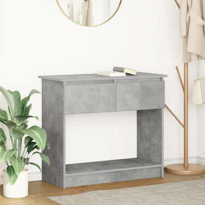 Console Table with Drawers Concrete Grey 85,5x38,5x74,5 cm