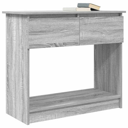 Console Table with Drawers Grey Sonoma 85,5x38,5x74,5 cm