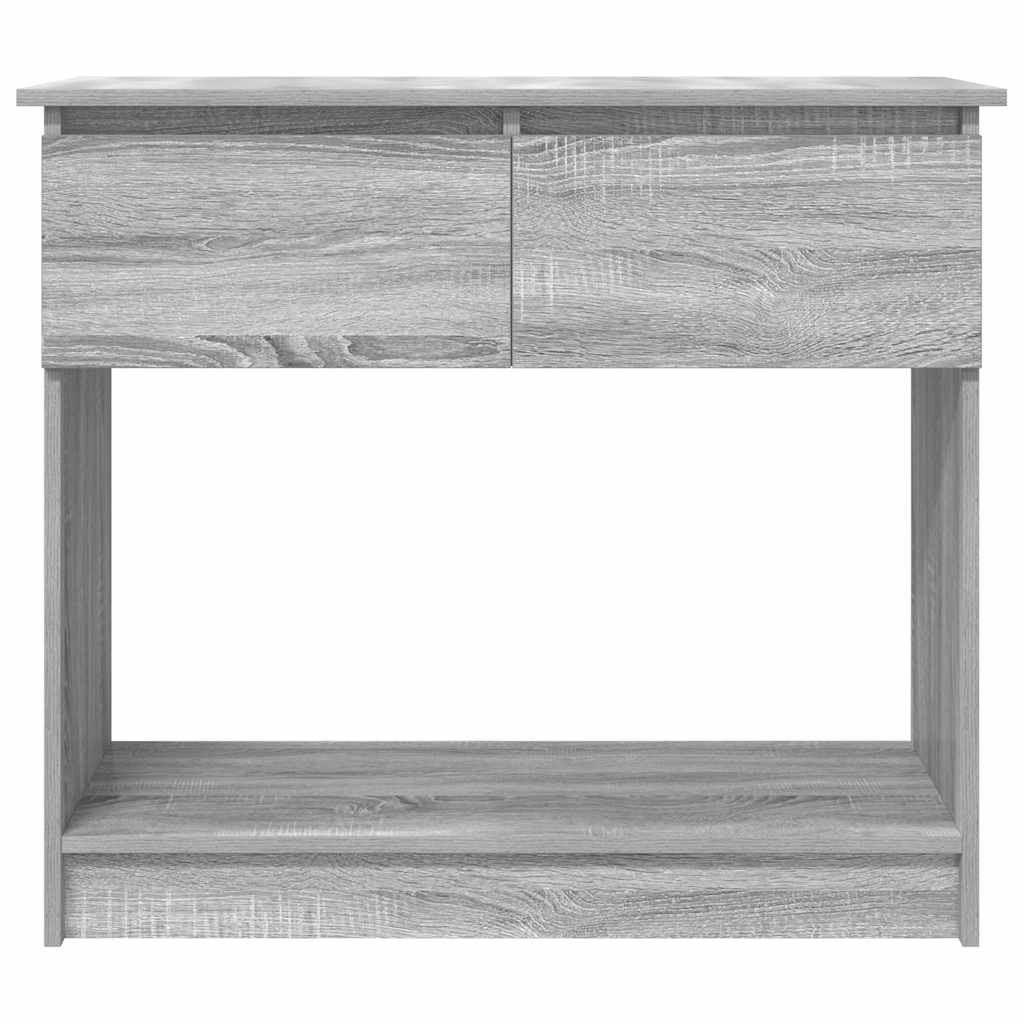 Console Table with Drawers Grey Sonoma 85,5x38,5x74,5 cm