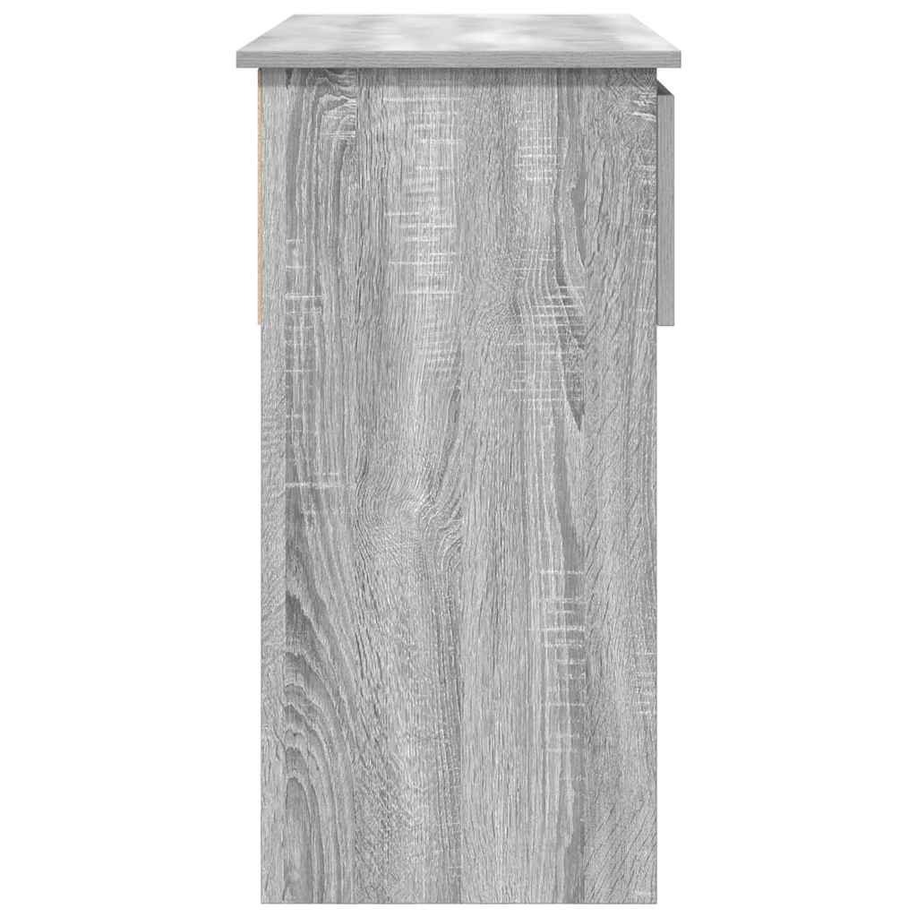 Console Table with Drawers Grey Sonoma 85,5x38,5x74,5 cm