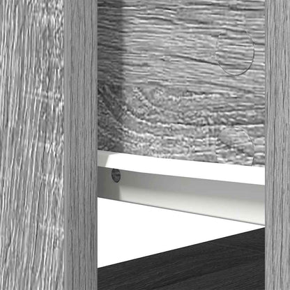 Console Table with Drawers Grey Sonoma 85,5x38,5x74,5 cm