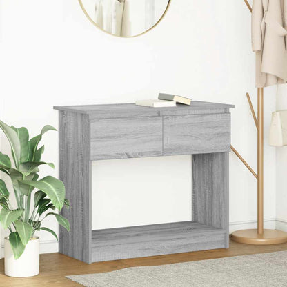 Console Table with Drawers Grey Sonoma 85,5x38,5x74,5 cm