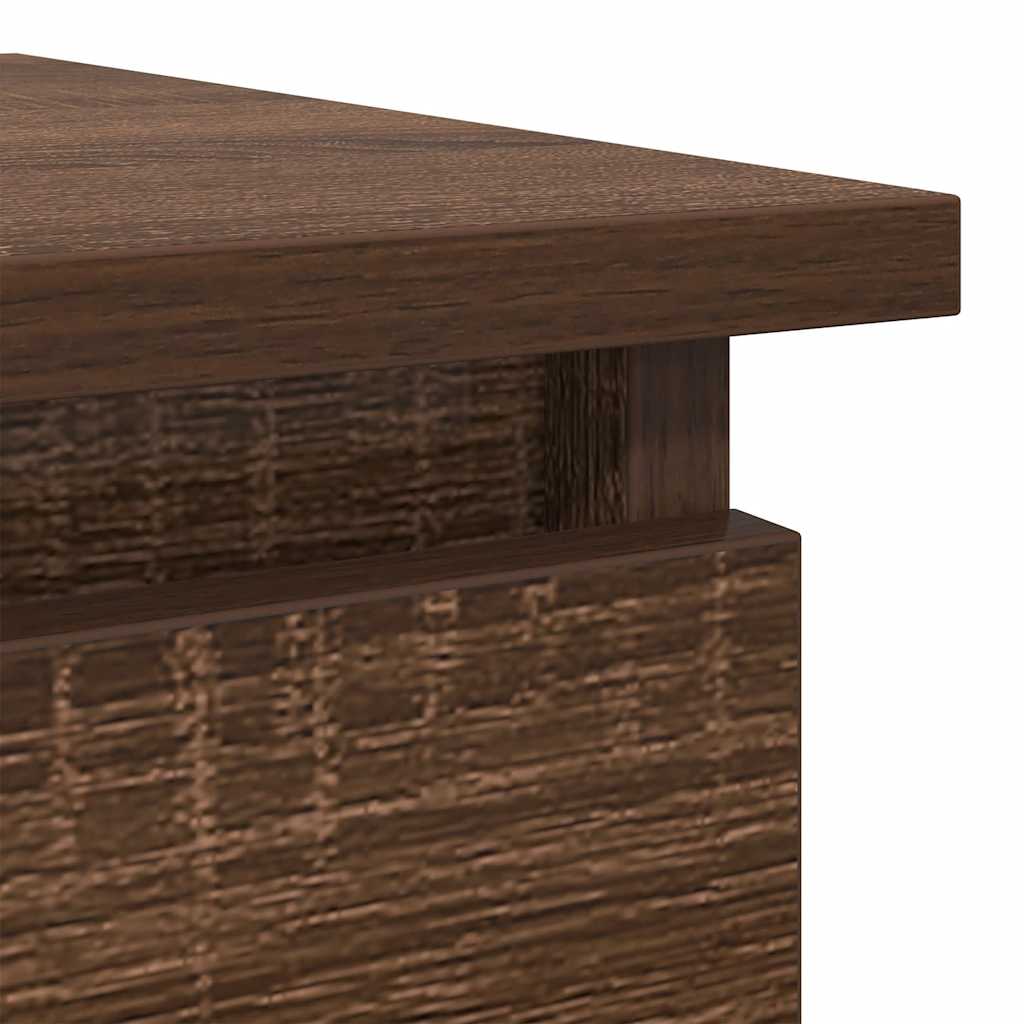 Console Table with Drawers Brown Oak 85,5x38,5x74,5 cm