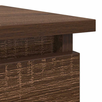 Console Table with Drawers Brown Oak 85,5x38,5x74,5 cm