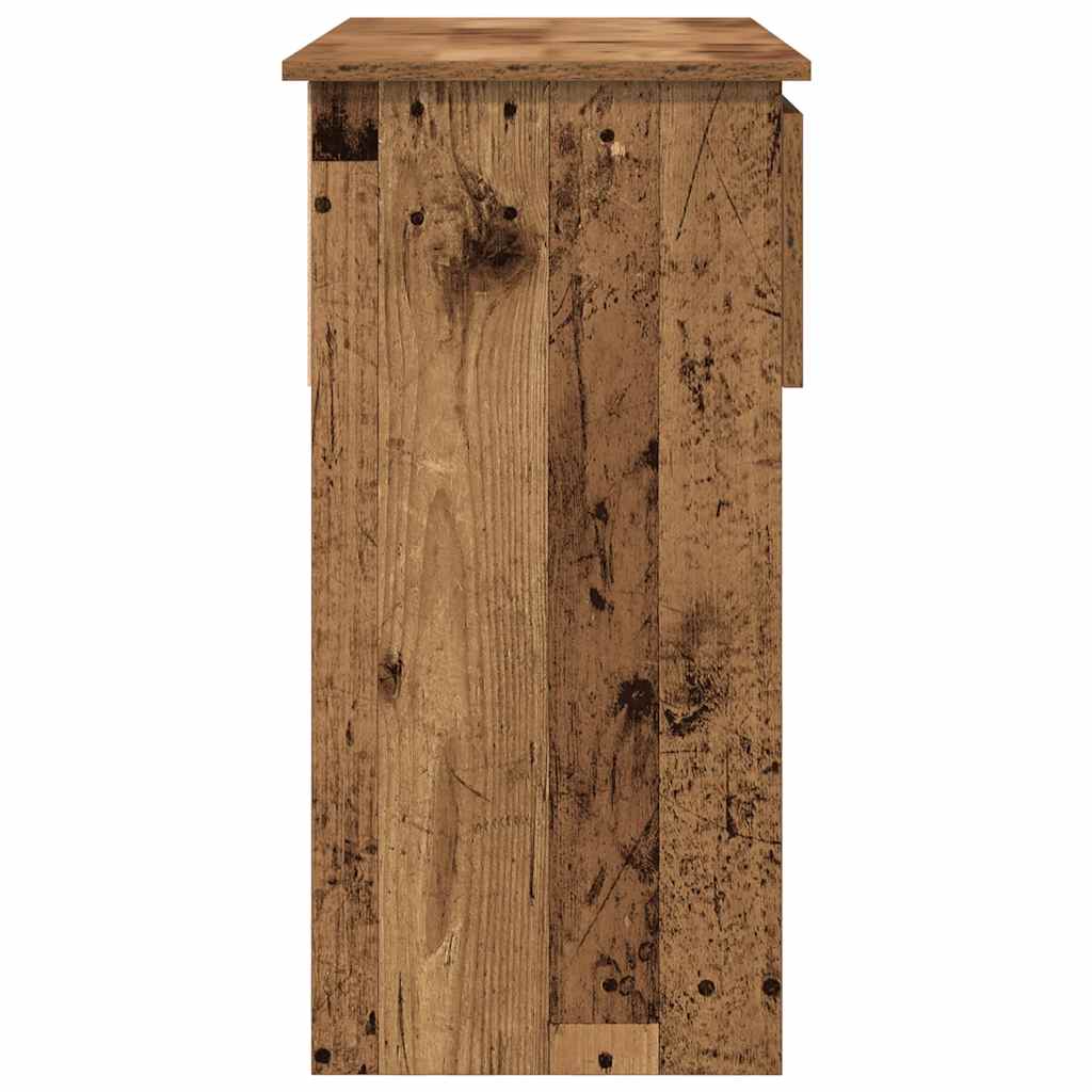 Console Table with Drawers Old Wood 85,5x38,5x74,5 cm