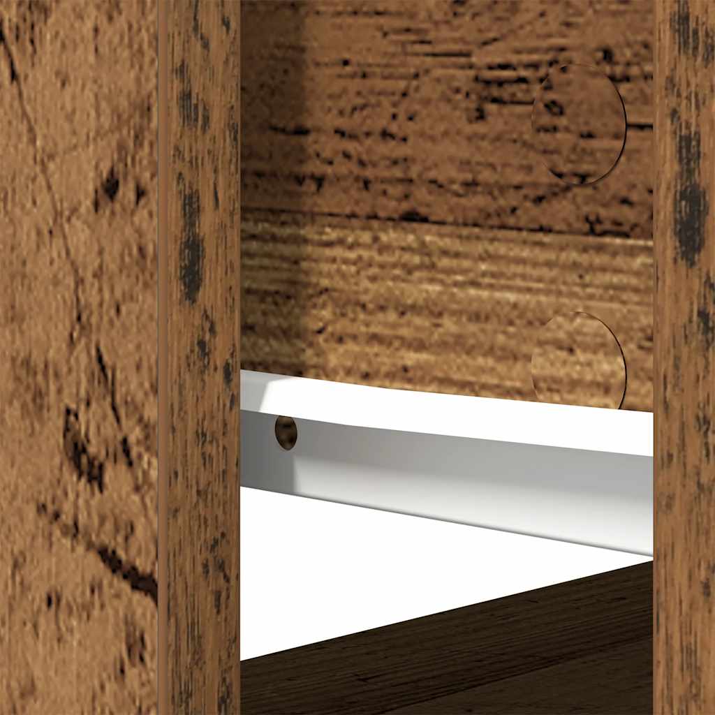 Console Table with Drawers Old Wood 85,5x38,5x74,5 cm