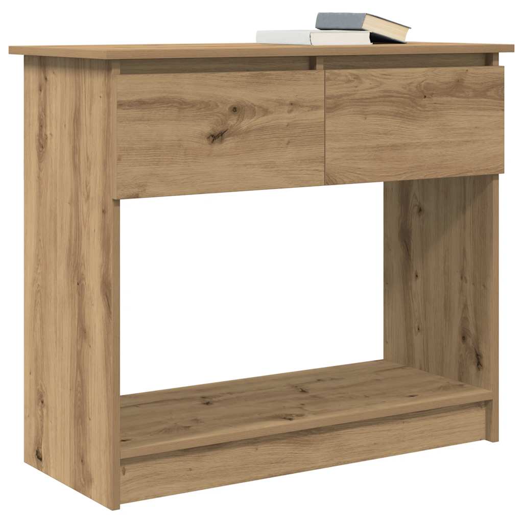 Console Table with Drawers Artisan Oak 85,5x38,5x74,5 cm