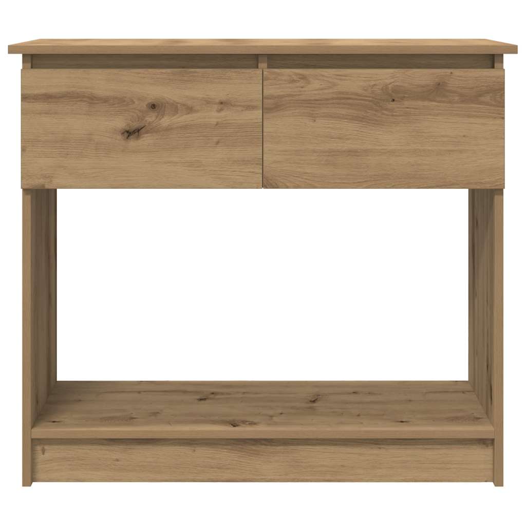 Console Table with Drawers Artisan Oak 85,5x38,5x74,5 cm