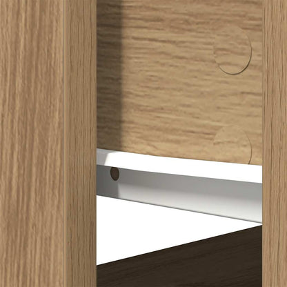Console Table with Drawers Artisan Oak 85.5x38.5x74.5 cm
