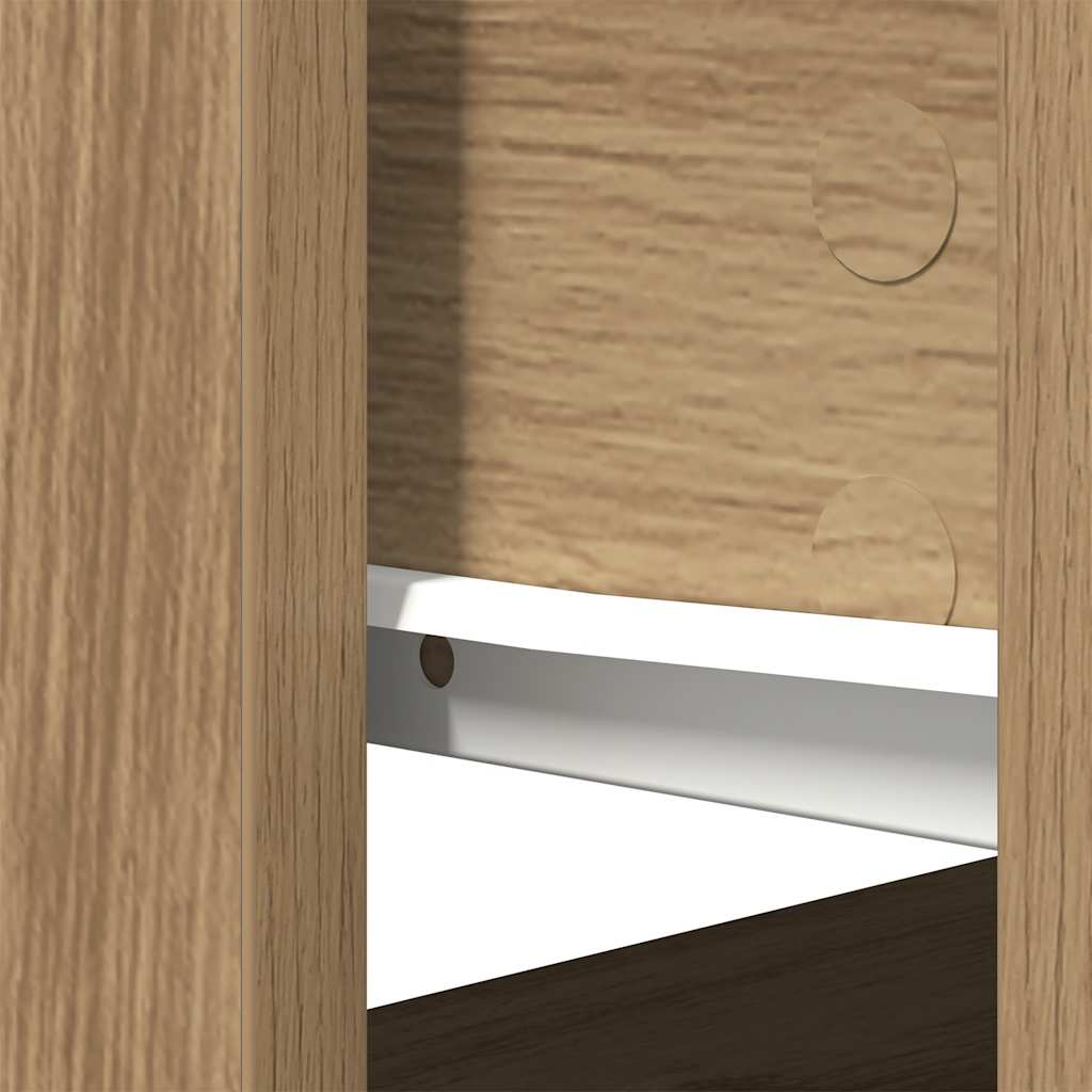 Console Table with Drawers Artisan Oak 85,5x38,5x74,5 cm