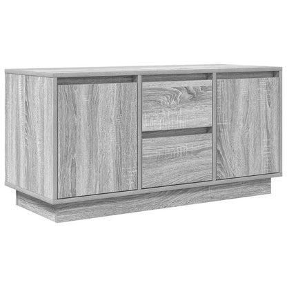 TV Cabinet with LED Lights Grey Sonoma 100x41x50 cm