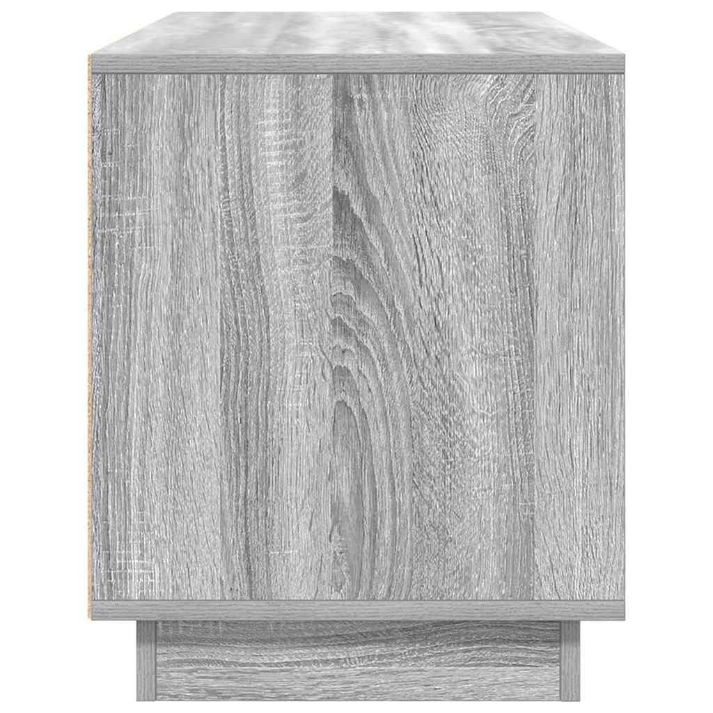 TV Cabinet with LED Lights Grey Sonoma 100x41x50 cm