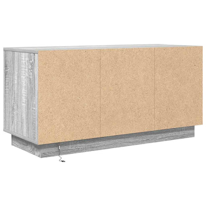 TV Cabinet with LED Lights Grey Sonoma 100x41x50 cm