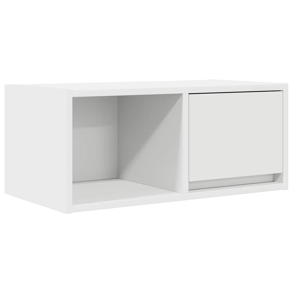 TV Cabinet White 60x31x25.5 cm Engineered Wood