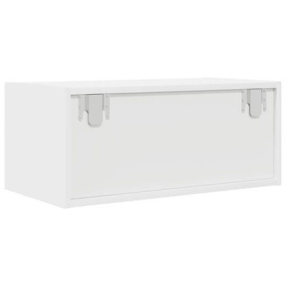 TV Cabinet White 60x31x25.5 cm Engineered Wood