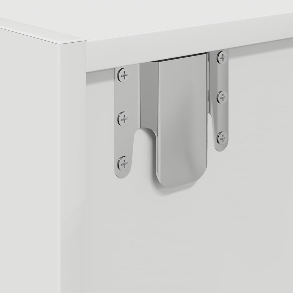 TV Cabinet White 60x31x25.5 cm Engineered Wood