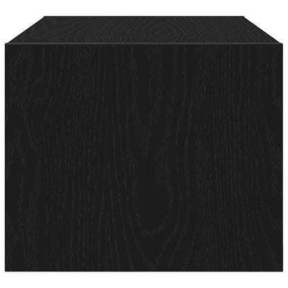 TV Cabinets 2 pcs Black Oak 60x31x25,5 cm Engineered Wood