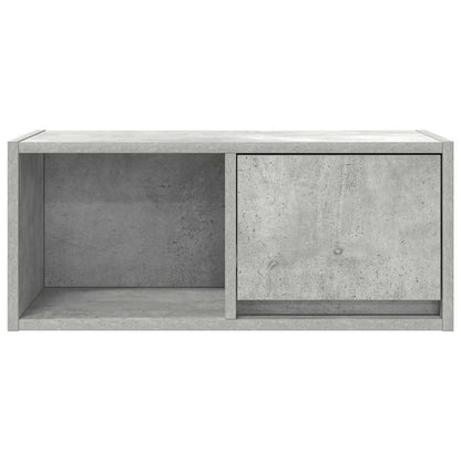 TV Cabinet Concrete Grey 60x31x25.5 cm Engineered Wood