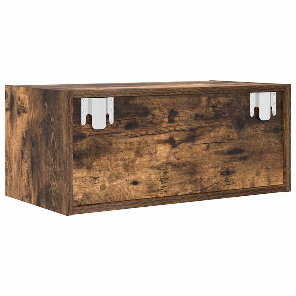 TV Cabinets 2 pcs Smoked Oak 60x31x25,5 cm Engineered Wood