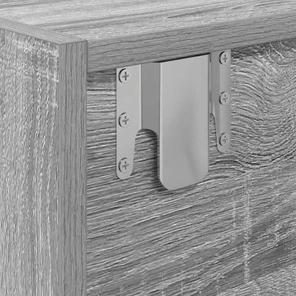 TV Cabinets 2 pcs Grey Sonoma 60x31x25,5 cm Engineered Wood