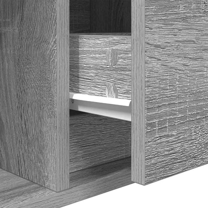 TV Cabinets 2 pcs Grey Sonoma 60x31x25,5 cm Engineered Wood