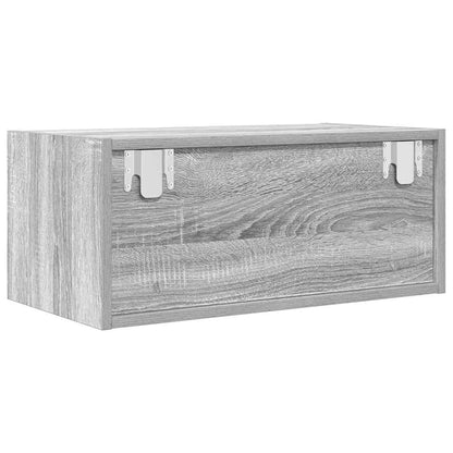 TV Cabinets 2 pcs Grey Sonoma 60x31x25,5 cm Engineered Wood